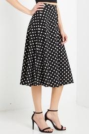  Black/white Polka-dot Skirt