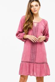  Boho Peasant Crochet Dress