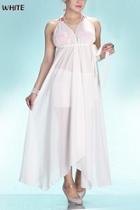  Sheer Halter Dress