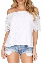  Carly Lace Off Shoulder Top