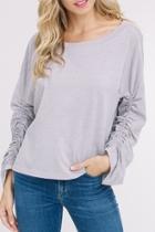  Two-tone Texured Top