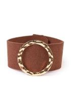  Faux Leather Belt Bracelet