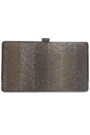  Metallic-wave Bronze Clutch