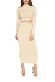  Contour High Neck Crop