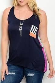  Navy Stripe Tank