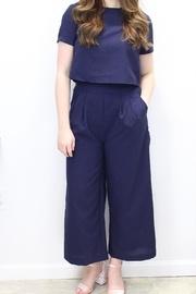  Michelle Navy Jumpsuit
