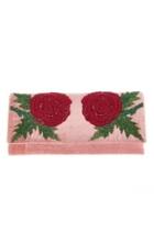  Damask Velvet Clutch