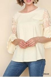  Ruffled Slub Top