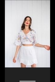  Cropped Wrap Top