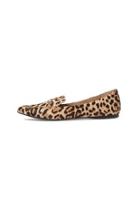  Feather Leopard Loafer