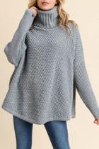  Oversize Turtleneck Sweater