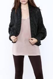  Open Cropped Sweater