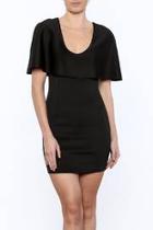  Overlay Black Dress