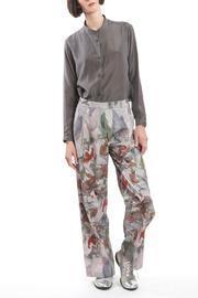  Red Marlene Pants Flower