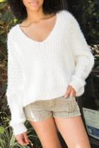  V Cut Sweater