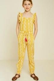  Printed Tassel Tie Jumpsuit