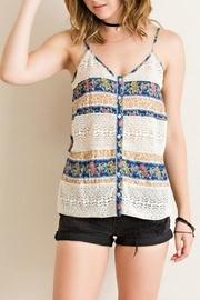  Button-down Tank Top