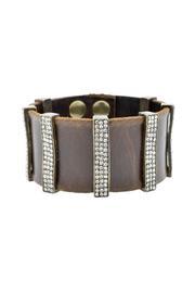  Multi-bar Leather Bracelet