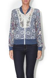  Lace Paisley Inset Jacket