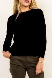  Distressed Dolman Sweater