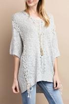  Cross Tie Sweater