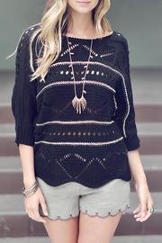  Gold Detailed Sweater