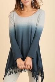  Dip-dye Fringed Tunic