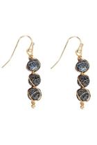  Natural Stone Wired-earrings