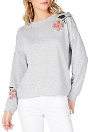  Floral Reversible Sweater