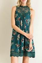  Fall Floral Lace Dress