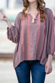  Embroidered Boho Top