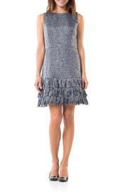  Metalic Feather Dress