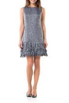  Metalic Feather Dress