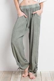  Keyhole Side-tie Pants