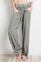  Keyhole Side-tie Pants