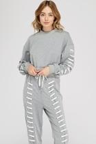  Stitching Sleeve Sweatshirt