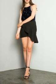 Embroidered Velvet Tank