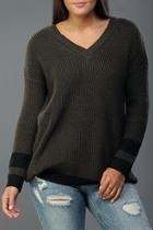  Athletic Knit Sweater