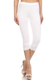  White Lace Capri