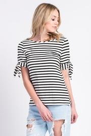  Stripe Bow Top