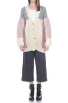  Mixed-media Oversized Cardi