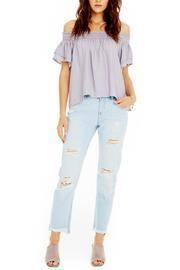  Lilac Ruffle Top