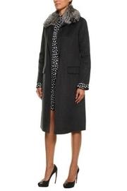  Wool Coat-fur Trim