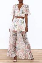  Floral Maxi Skirt Set
