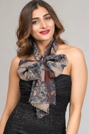  Floral Wool Scarf