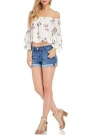 Floral Crop-top
