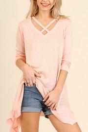 Cross Neckline Top