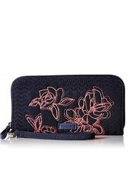  Navy Accordion Wristlet