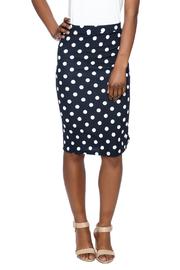  Navy Polka Dot Skirt