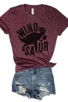  Burgundy Winosaur Tee